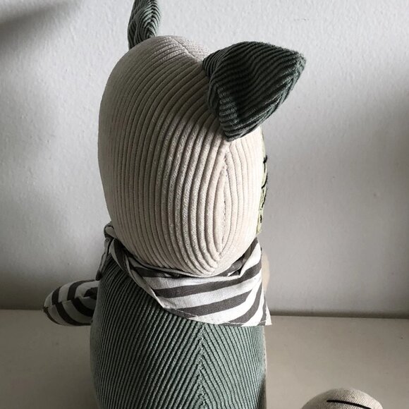 Fabric Door Block Cute Cat Stopper Bathroom Bedroom Decorative Animal Doorstop - Picture 2 of 5